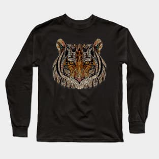Psychedelic Tiger Head, Third Eye of the Tiger Long Sleeve T-Shirt